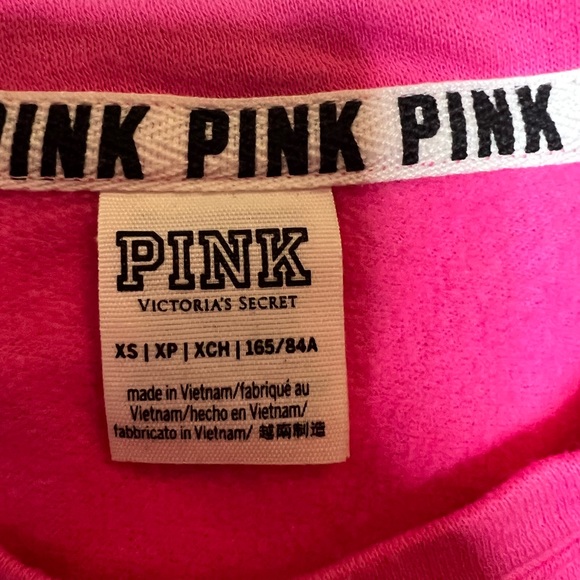 PINK WOMENS LONG SLEVE SHIRT SIZE XS - Picture 3 of 3